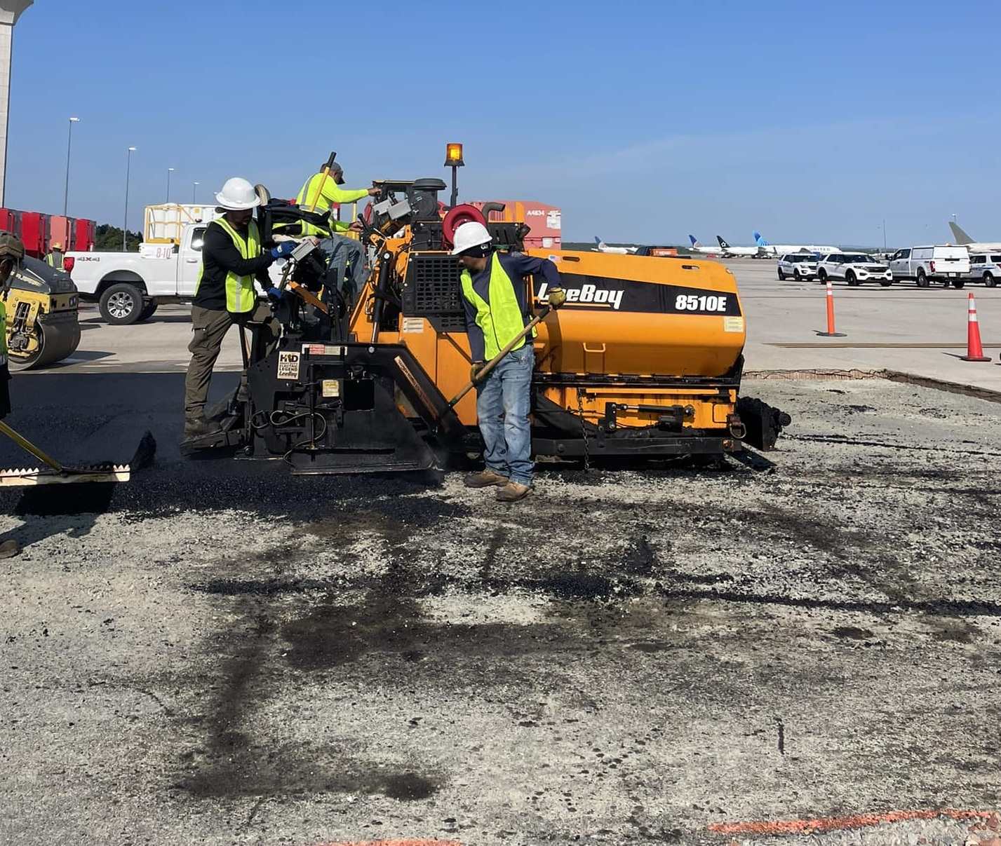 Original Asphalt industrial paving project in Florida